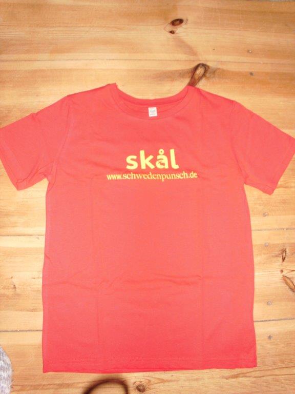 Schwedenpunsch-Shirt rot